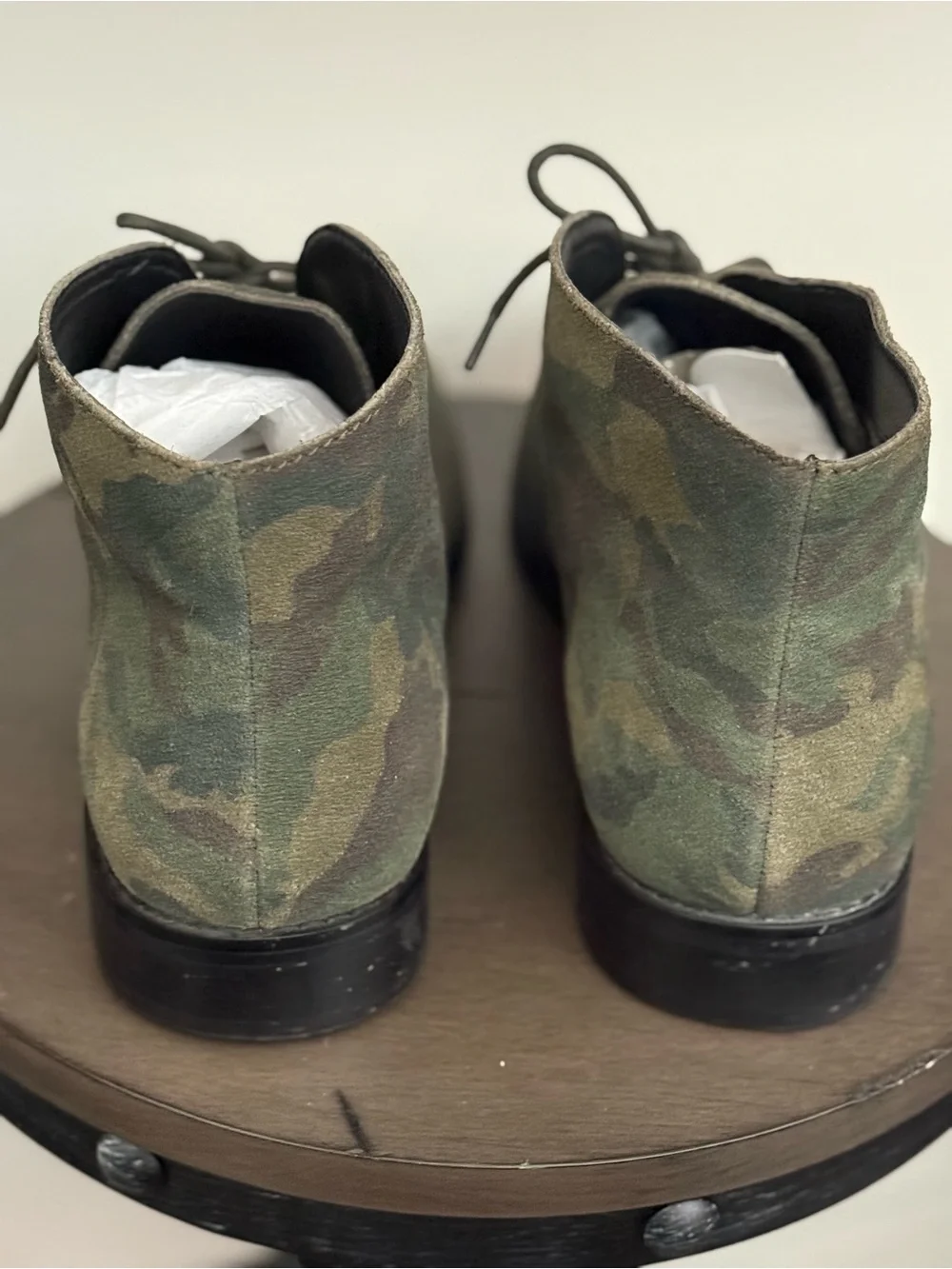 dingo Men's Camo Chukka Boots - Green & Brown